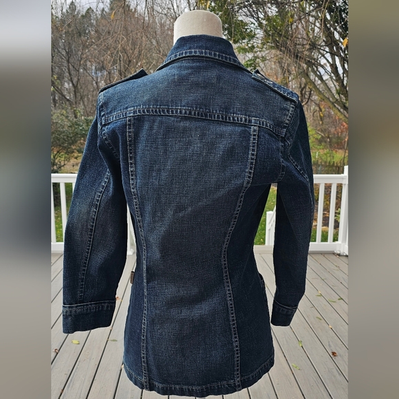 Sergio Valente Denim Coat Jacket - Picture 7 of 11